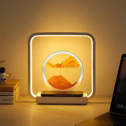 AuroraFlow Luminous Sand Lamp