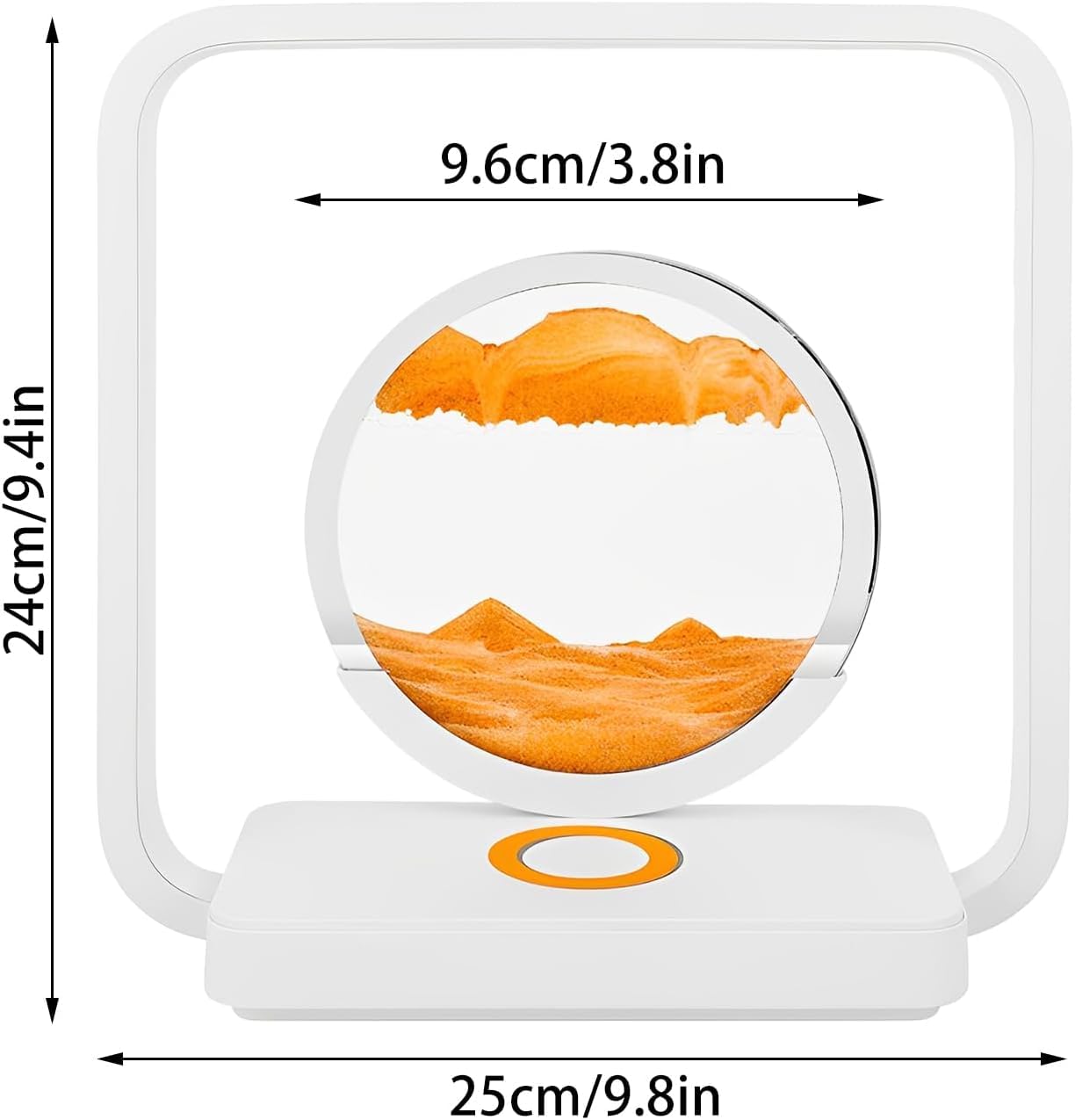AuroraFlow Luminous Sand Lamp