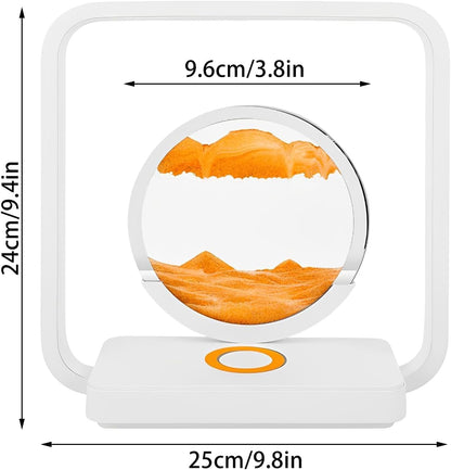 AuroraFlow Luminous Sand Lamp