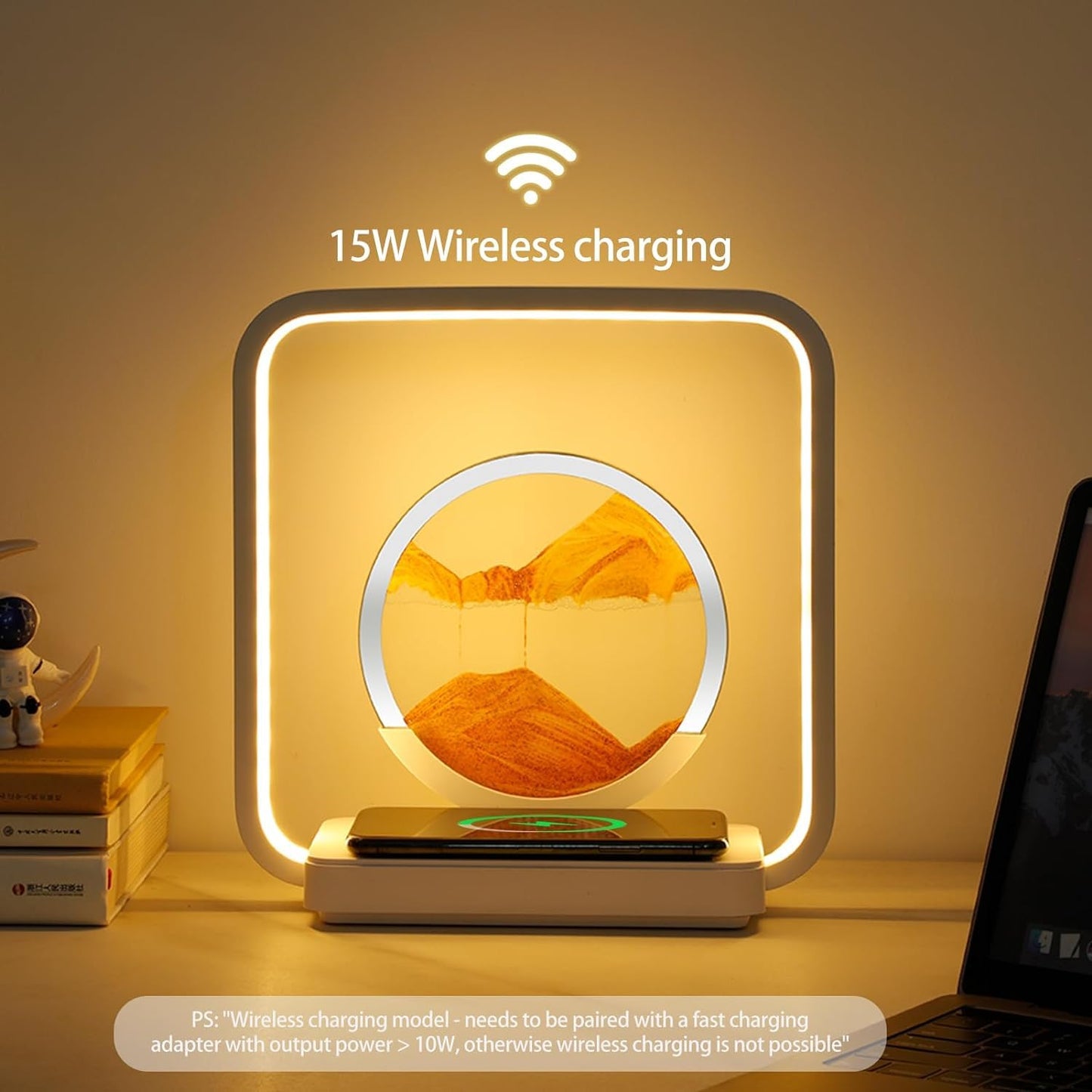 AuroraFlow Luminous Sand Lamp