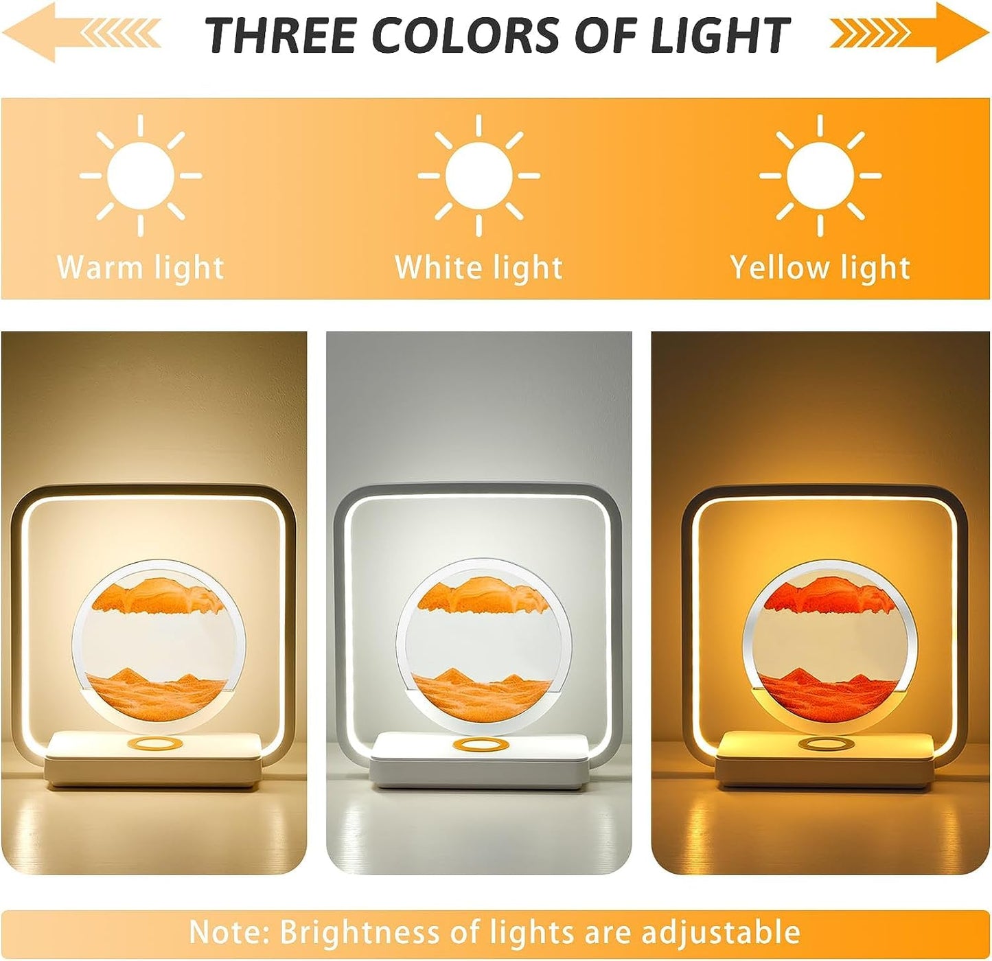 AuroraFlow Luminous Sand Lamp