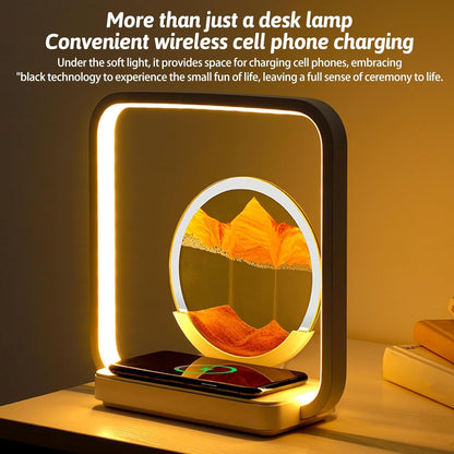 AuroraFlow Luminous Sand Lamp