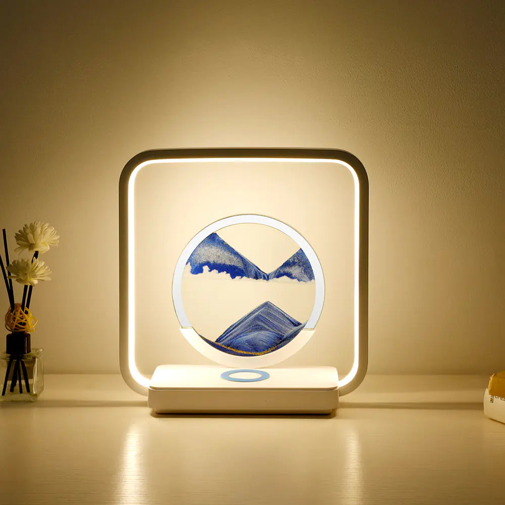 AuroraFlow Luminous Sand Lamp