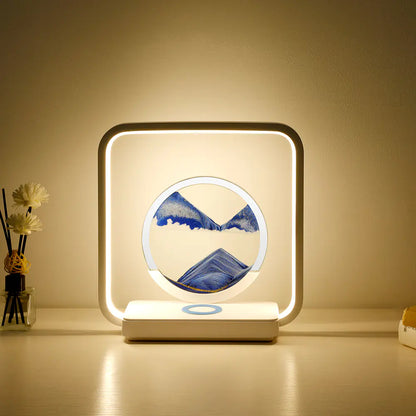 AuroraFlow Luminous Sand Lamp